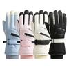 With Zippered Pocket Touchscreen Gloves Full Finger Motorcycle Gloves Windproof Ski Gloves  Camping