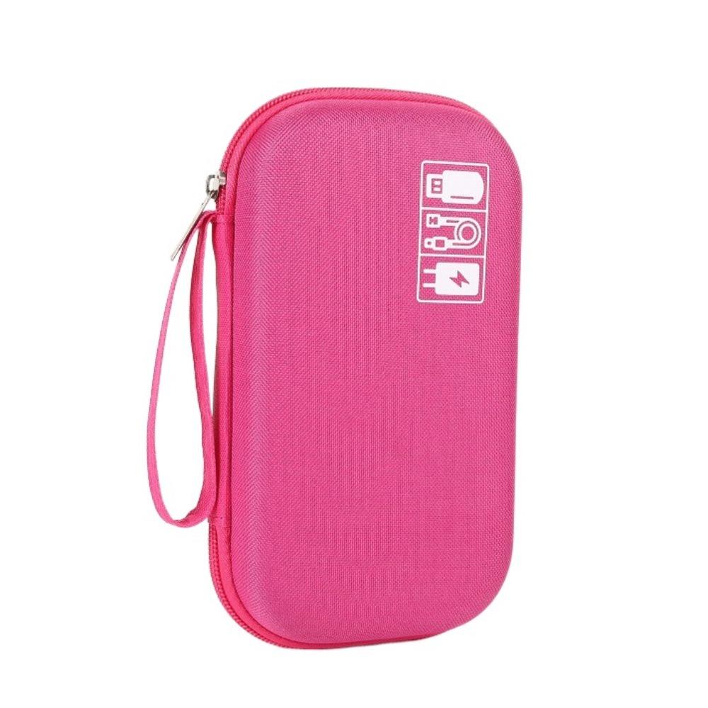 Hard EVA Digital Storage Bag Shockproof Data Cable Organizer Bag  Electronic Products