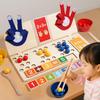 Kids' Math Learning Board: Finger Calculation & Counting Beads for Fun Arithmetic