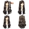 Anime Gioco Fate/Stay Night Rin Tohsaka Lunga Coda di Cavallo Riccia Castana Resistente al Calore Capelli Costume Cosplay Parrucca