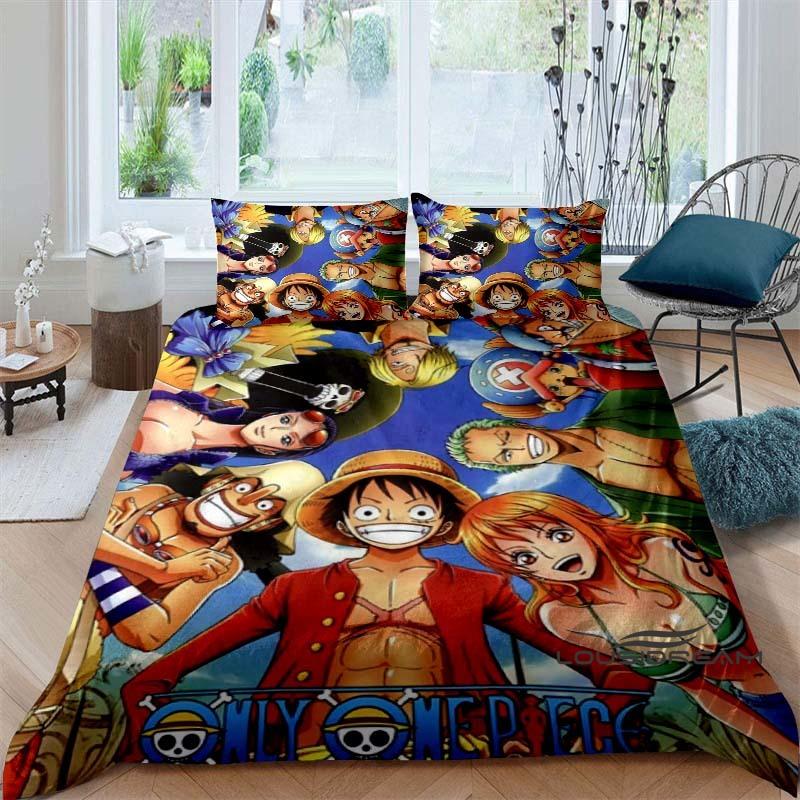 

The Monkey D. LuffyONE PIECE three-piece bedding set—including a duvet cover and two pillowcases—makes the perfect holiday gift. 135x200cm