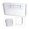 Transparent Wall Mount Organizer Plastic Wall Phone Holder Adhesive Storage Bin  Bedroom
