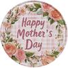 Round Metal Signs Happy Mother's Day Mother Day Signs Retro Sign Vintage Tin Sign for Home Office Wall Decor 12x12 Inch