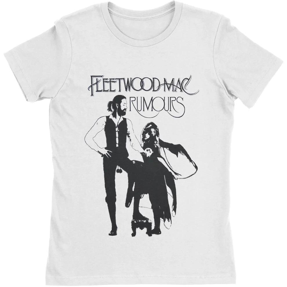 Rock Band Fleetwood Mac Cotton Album Cover Graphic Tshirt Men Women Shirts 2026 New Summer Spring Hiphop Y2k Fashion Shirt