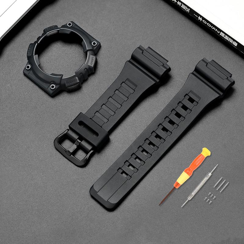 Reimveske for Casio G-Shock AQ-S810 Menn Kvinner Erstatning Matt Gummi Silikon Klokkereim Armbånd