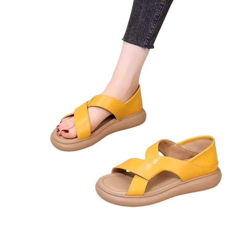 Flat-soled Sandals Summer New Fairy Wind Non-slip Soft-soled Beach Shoes