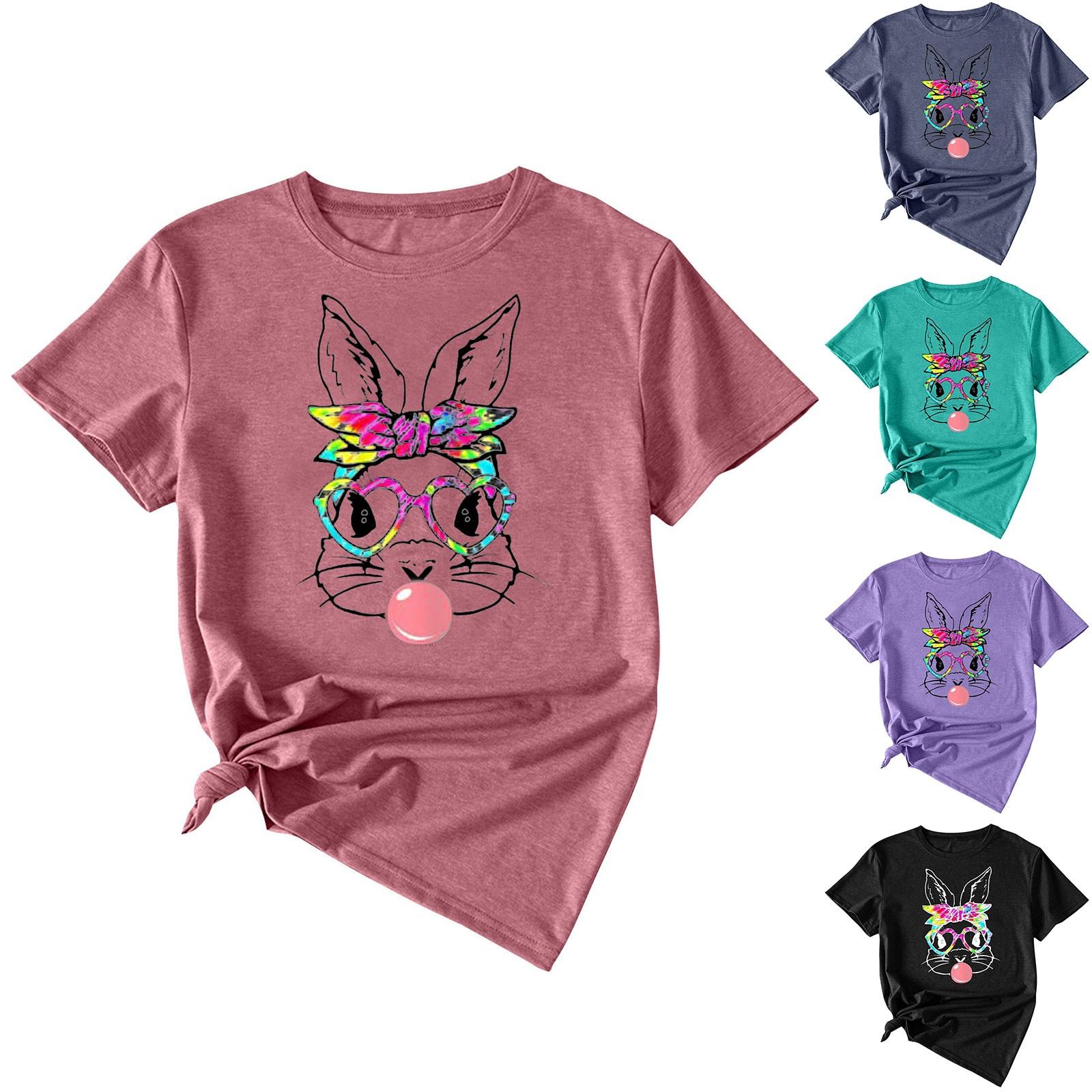 

Женская летняя повседневная свободная футболка с принтом динозавра, пуловер с круглым вырезом и коротким рукавом