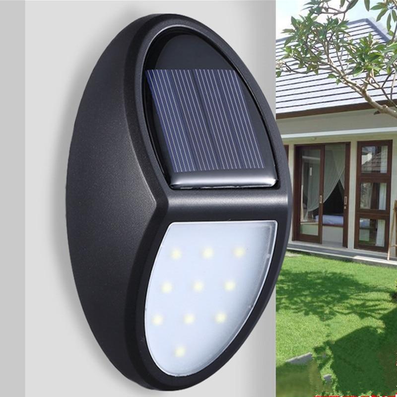 Luci LED Solari a Risparmio Energetico Illuminazione Impermeabile Lampada da Parete Intelligente Decorativa Illuminazione da Giardino