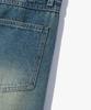 Dimiteulibeullaeg Bio-Washed Cargo Bermuda Denim Pants_Indigo