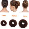 3Colors Fashion Elegant Hair Bun Donut Foam Sponge Easy Big Ring Hair Styling Tools Hairstyle Hair Accessories For Girls Women