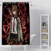 Anime Steins Gate Shower Curtain Waterproof Polyester Fabric Paint Colorful Bath Curtains Home Bathroom Decor Curtain With Hook