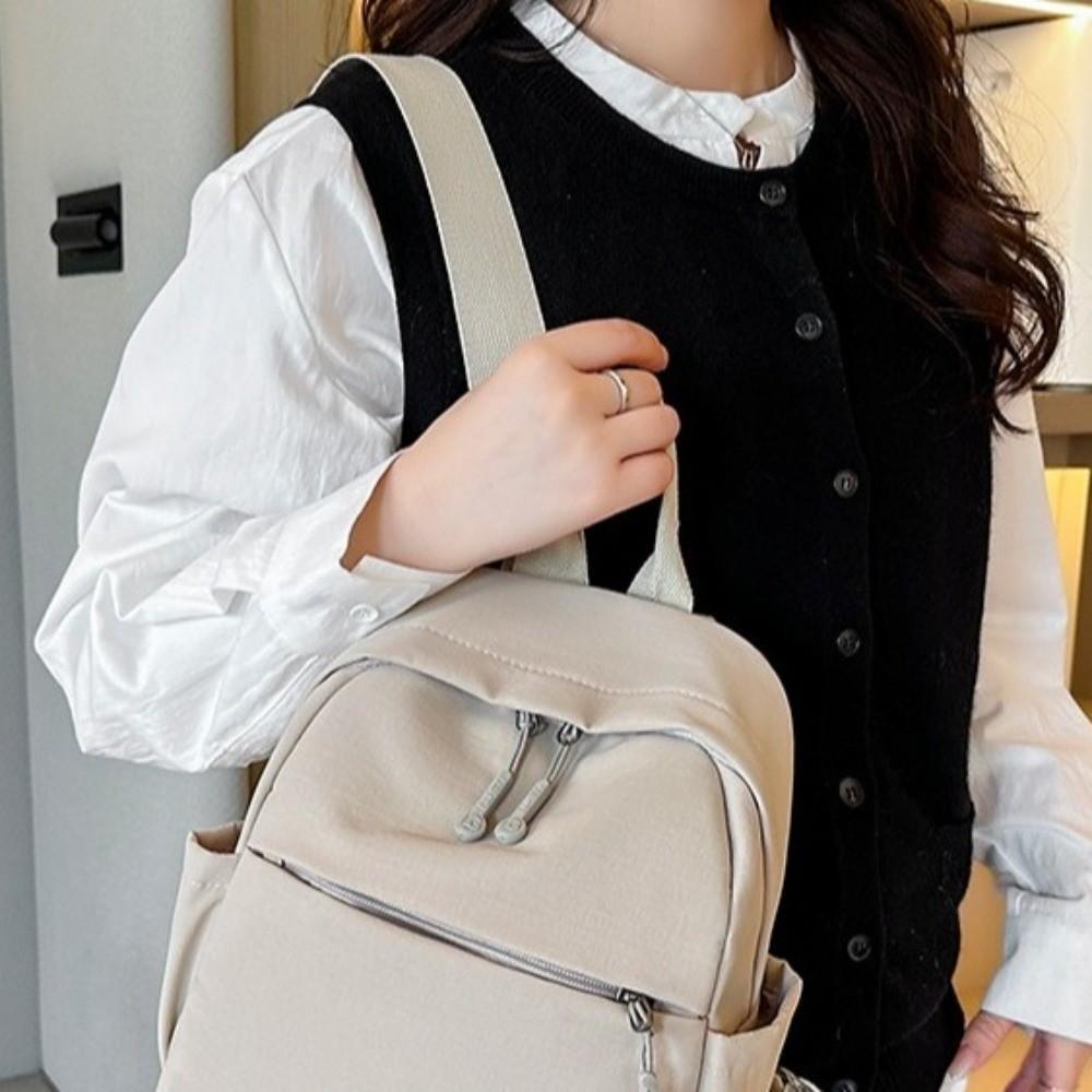 Stylish Lightweight Travel Backpack Large Capacity Wearproof Ladies Bag Breathable Portable Backpack Casual Use