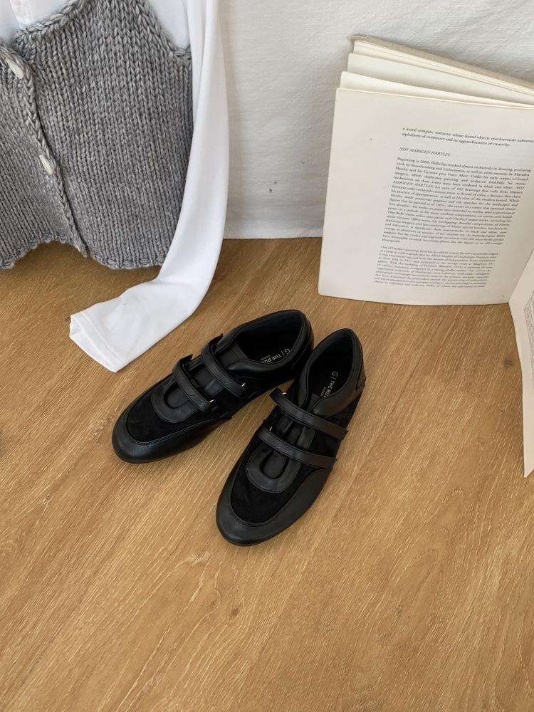 Fairy style new inner height increase retro sports Mary Jane shoes female round head shallow mouth versatile thin low commuter shoes