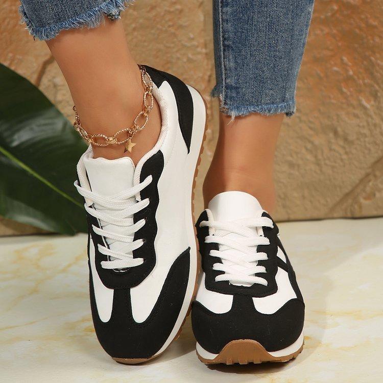Large Size Lace-Up Casual Forrest Gump Shoes Women'S Light And Simple Casual Versatile Sports Single Shoes Board Shoes