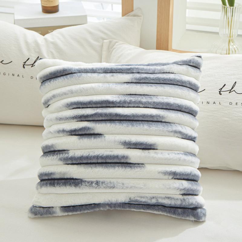 Tie Dye Striped Pillow Pillow Cover Soft and Comfortable Bedroom Living Room Sofa 45*45