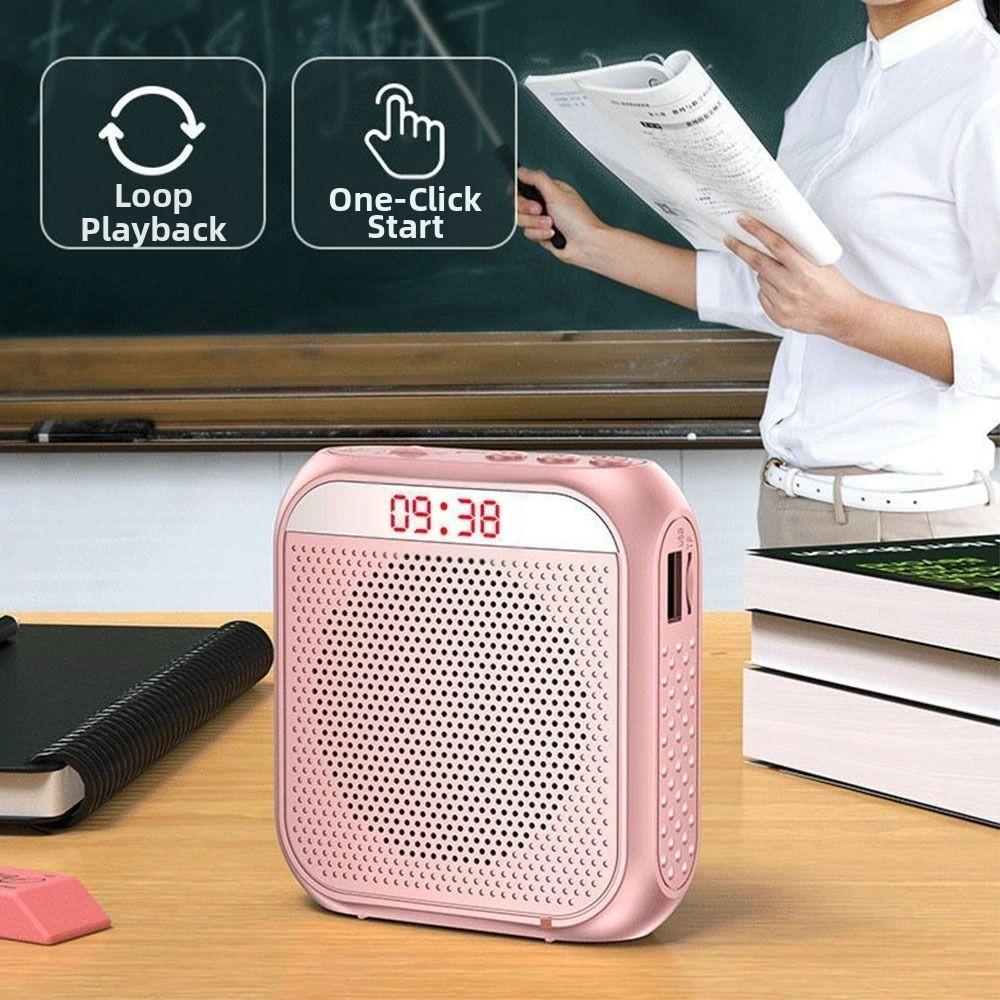 With Microphone Wireless Voice Amplifier Rechargeable Classroom Sound Speaker  For Teachers