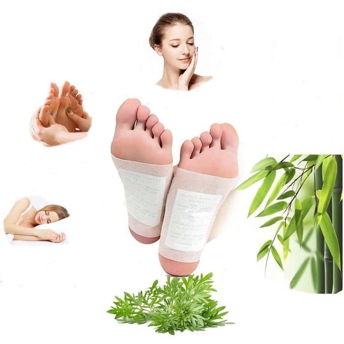 Patch Detox Pieds,100 PiècesDétox pour les Pieds,Detox Foot Patches,Soins des Pieds,Elimine les Toxines du Corps, Améliorez la Quali