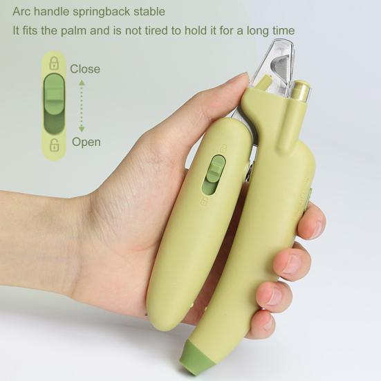 

Светодиодная машинка для стрижки когтей домашних животных Yousheng, триммер для кошачьих когтей с подсветкой, инструмент для ухода за когтями собак и кошек, принадлежности для маникюра для мелких животных жёлтый