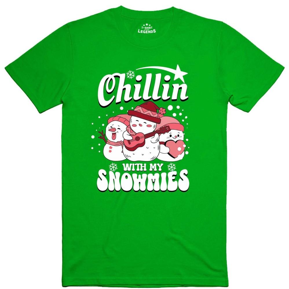 Funny Christmas T Shirt SnowUnisex Festive X Mas Gift Regular Fit 2XL