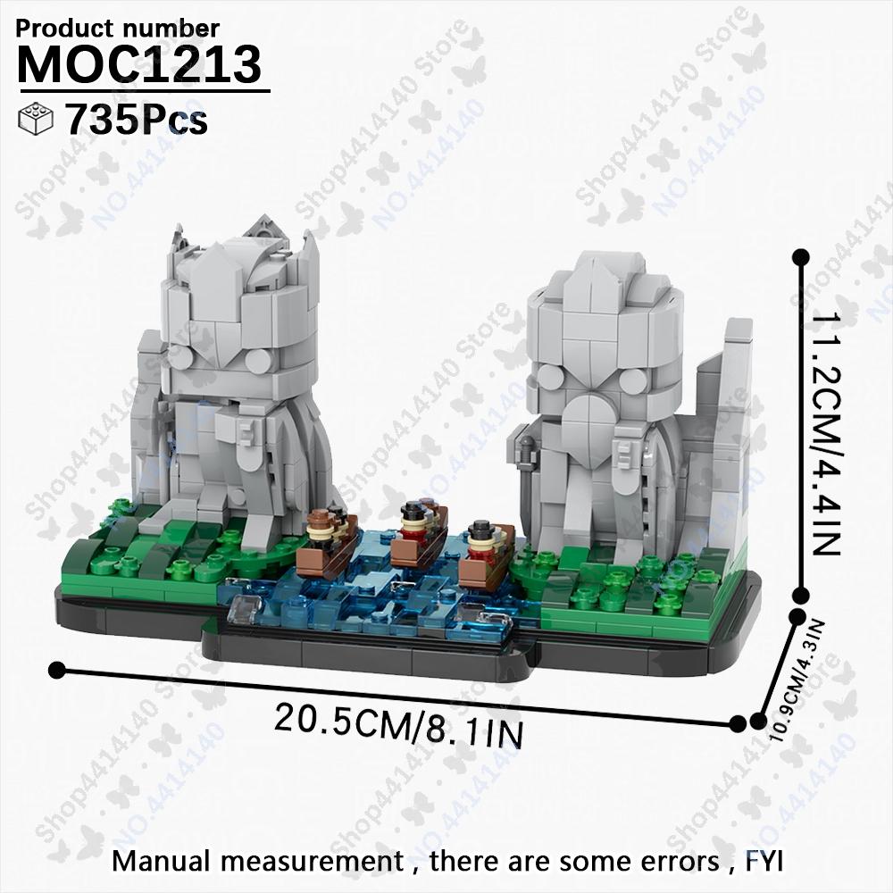 MOOXI King Of Ring Movie Eye Of Sauron Dragon Brickheadzed Figure Model Building Block Set MOC Brick Kit DIY Toys For Kids Gifts
