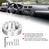 1in Aluminum Steering Wheel Hub Spacer for 5 6 Hole Wheels to 3 Hole Adapter(Black)