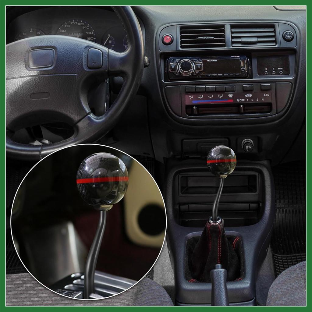 Motoforti M10 X 1.5 Manual Car Short Throw Shifter Replacement Kit for Honda Civic 1988-2000 Black Long-Lasting