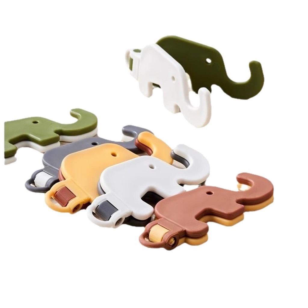 Cute Elephant Keychain - Portable Mini Phone Stand & Holder