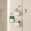 Foldable Storage Box Magnetic Wall Mounted Non Perforated Kitchen Storage Rack Household Bathroom Cosmetics Organization Rack