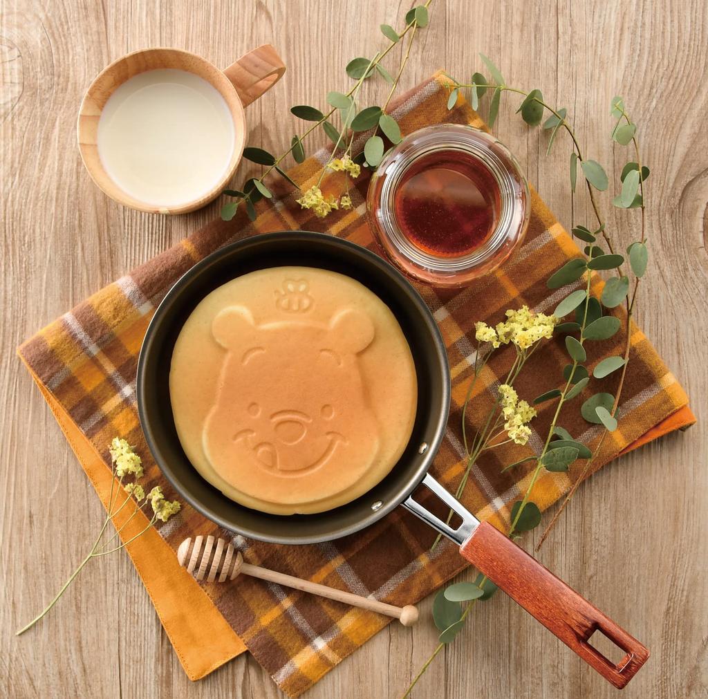 Yakusel Disney Pancake Pan 16cm Pooh S2 Gas Stove Only 50086
