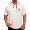 Men's Summer Quick Dry Short Sleeve Hoodie UPF 50 Plus Sun Protection Lightweight Fishing Sports Hooded Shirt
