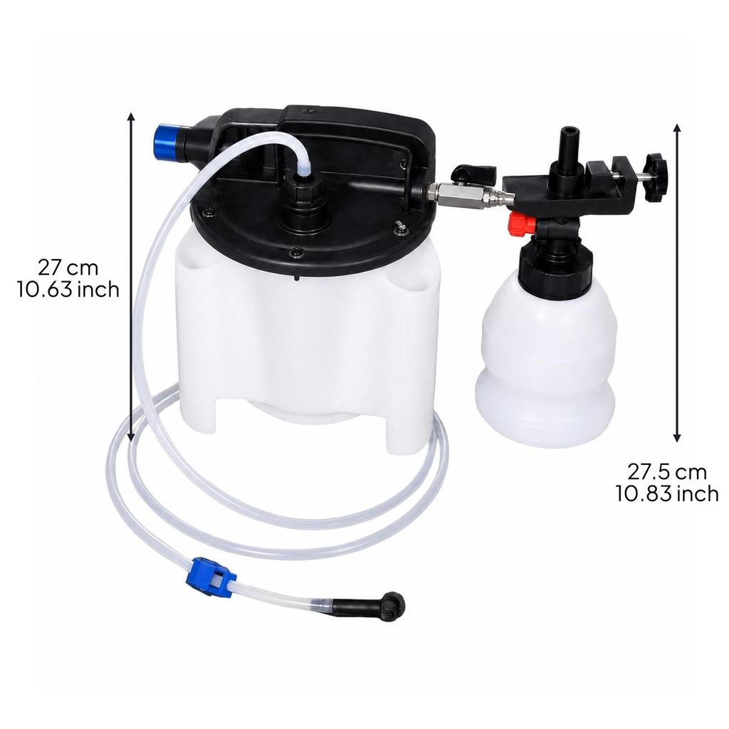 Brake Fluid Replacement Tool Air-Powered for Garages, DIY Car Hobbyists