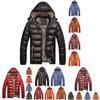 Luxurious Men's Winter Warm Hooded Thick Padded Jacket For Ultimate Comfort