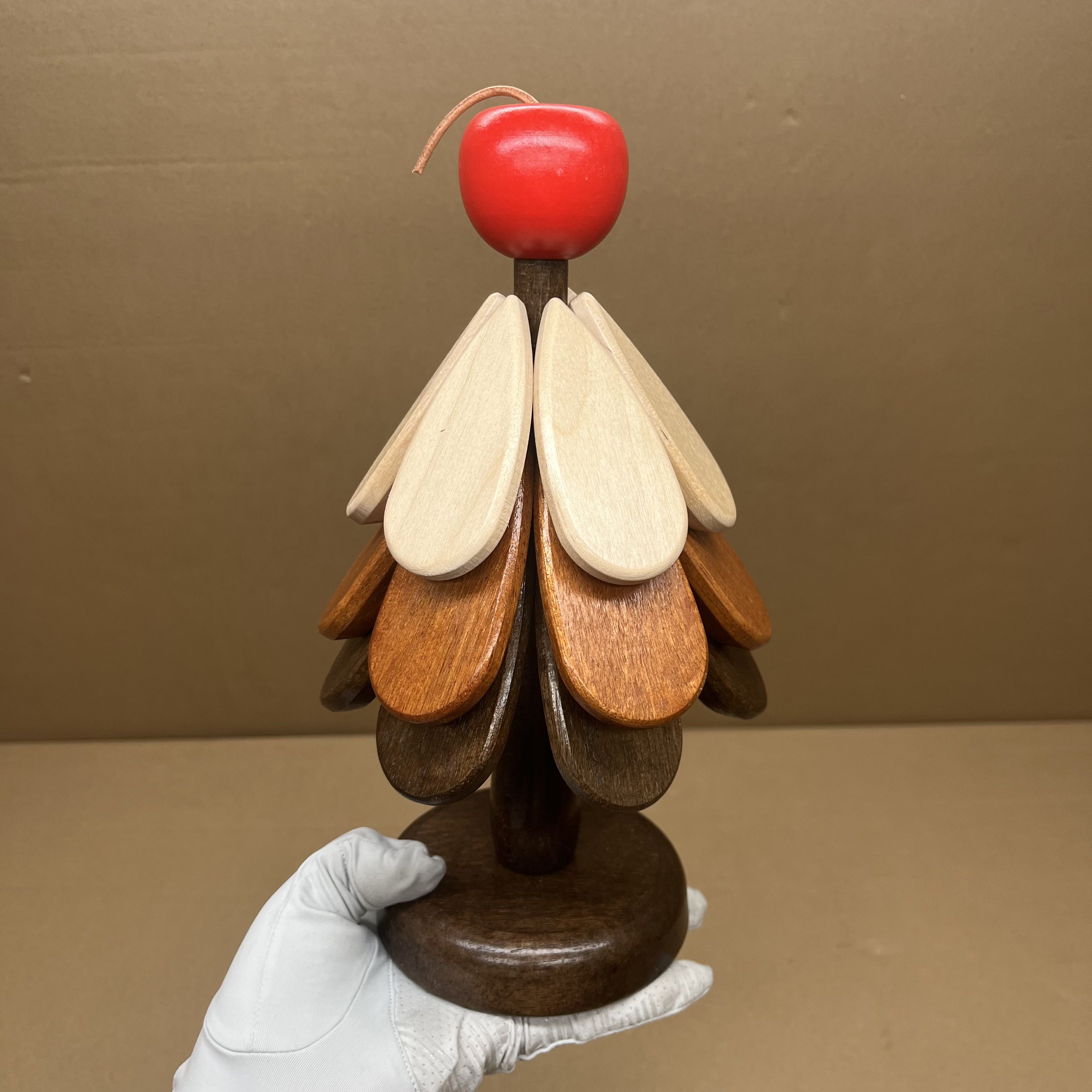 

Creative Cute Heat Insulation Mat Christma Apple Star Christmas Tree Coaster Table Decoration Folding Pot Pad M&Strip