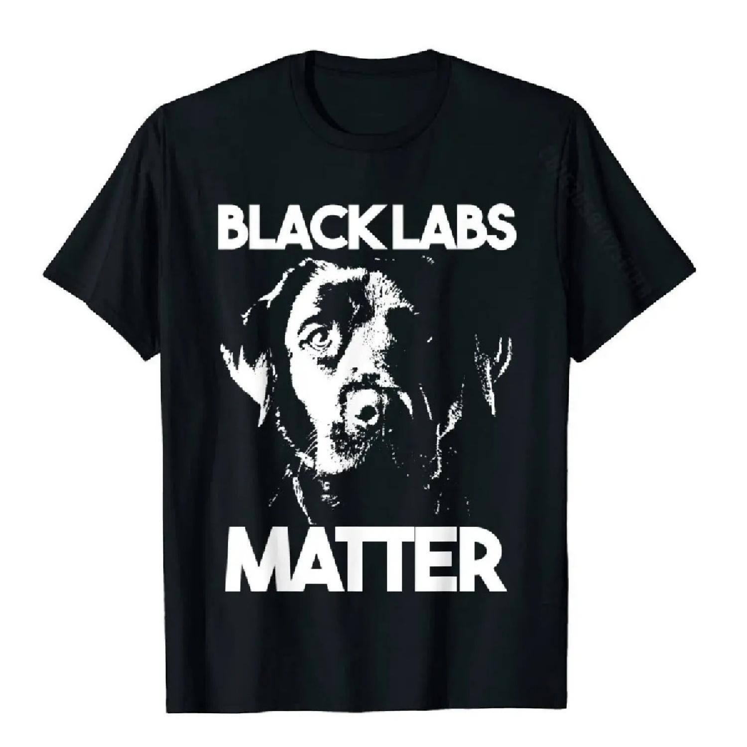 

Funny Black Labs Matter Mens Womens Gift T-Shirt Tshirts Customized Coupons Cotton Tops & Tees Casual For Men XXXXXL чёрный