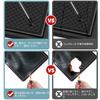 SHAOHAO Rubber Door Pocket Mats for New Toyota Roomy/Tank M900A/M910A Models, Roomy/Tank M900S/M910S Models, Interior Rubber Mats with Anti-Slip, Nois
