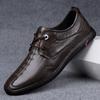 Fashion Genuine Leather Men's Oxford Shoes Spring Male Business Shoes Classic Formal Dress Footwear Luxury Brand Casual Shoes Sneakers