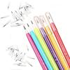 Samcos Rocket Stackable HB No Sharpening Stackable Smooth Stationery Back To Elementary Graduation Random Includes 100 Leads Pencils, Pencils, 6-Pack,