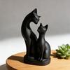 Mother and Son Cat Statue Ornaments, Cat Couple Sculptures, Cute Cat Decorations Desktop Home Decorations, Valentine's Day Gifts