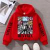 Mode Kinderbekleidung Cartoon-Druck Sweatshirt Lässiger Komfort Kapuzenpullover Mädchen