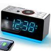 iTOMA CKS 708 Bluetooth Alarm Radio with Speaker, Frequency Modulation Radio, Double Alarm with Snooze, Large LED Display, Dimmer Control, USB Chargin