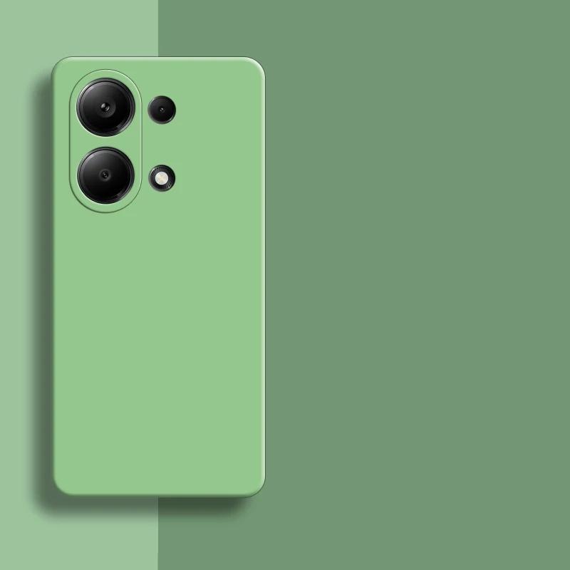 Stoßfeste Handyhülle aus flüssigem Silikonkautschuk für Xiaomi Redmi Note 13 12 Pro 13ProPlus 12S K70E 13C Poco X6 Pro 5G 4G Soft Cover