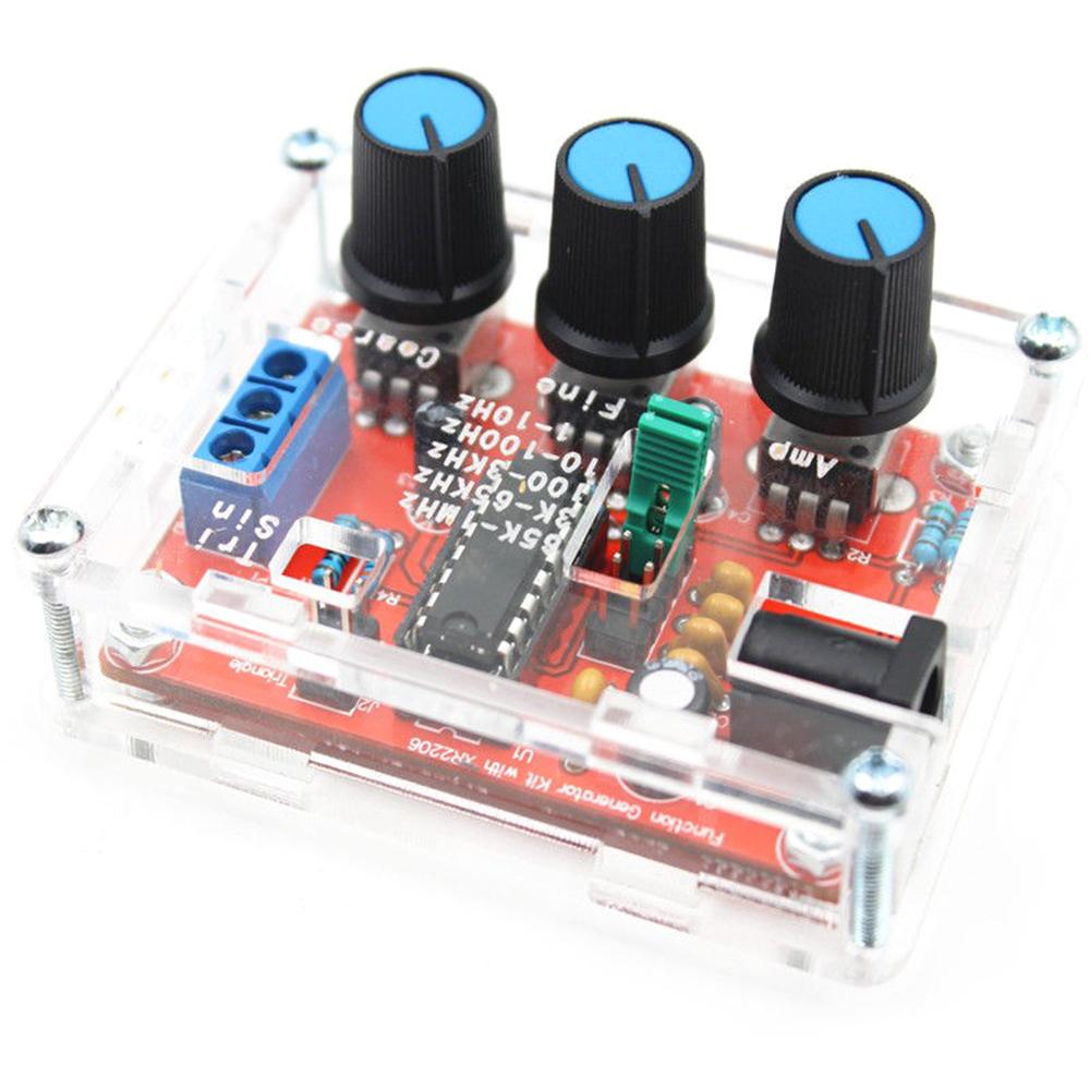 XR2206 High Precision Function Signal Generator Sine Triangle Square Output 1Hz 1MHz Adjustable Frequency Amplitude