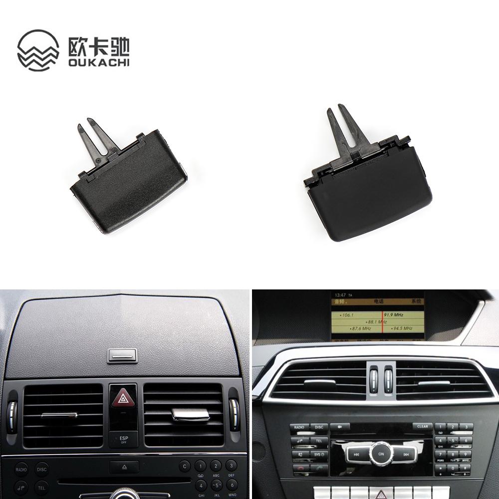 For Mercedes W204 X204 Car Front Air Conditioning Ac Vent Grille Clip Slider For Benz C Glk Class C180 C200 Glk300 2007-2015