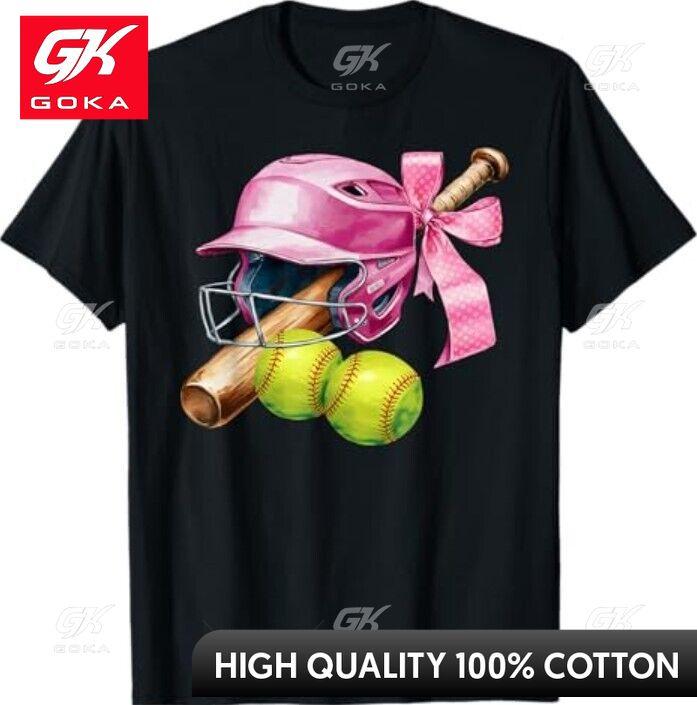 

Softball Coquette Bow in My Softball Girl Era Women Girls Graphic T Shirts Unisexs Clothing Cotton Women Funny Summer Tshrits S