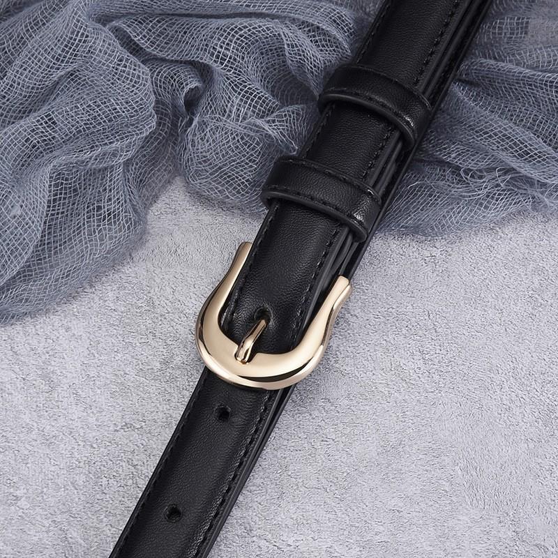 Belt Summer Brown Belt with Fine Matching Western Pants Simple Versatile Belt New Fashion Decoration Designer Waist Strap Belts