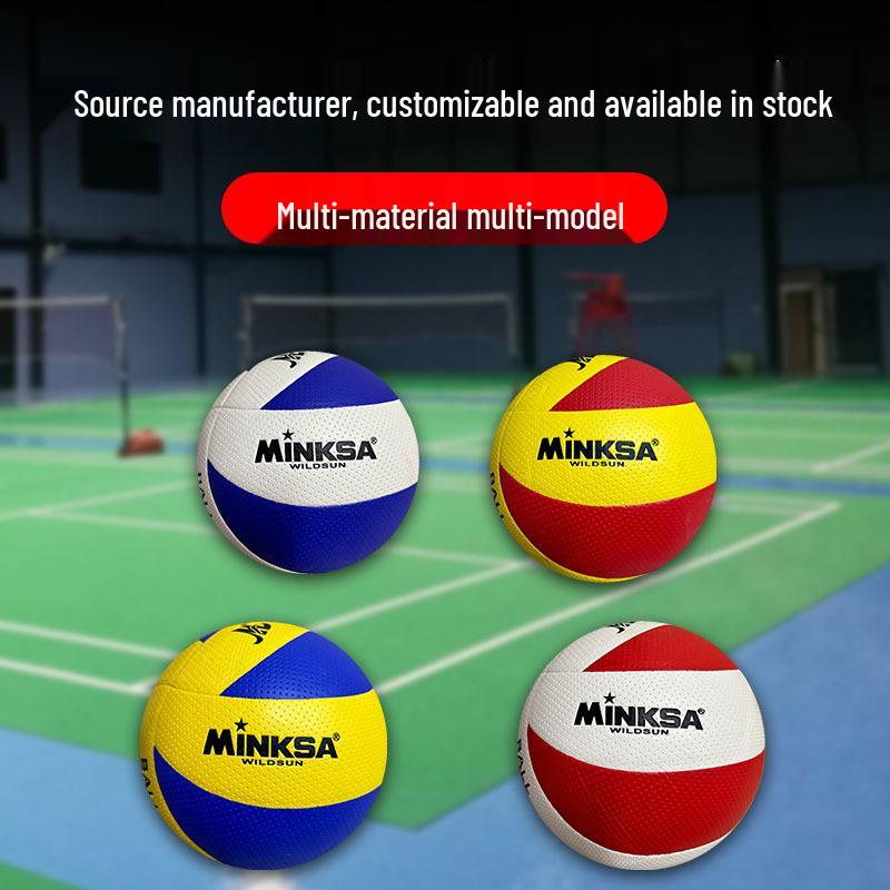 Size 5 Soft Machine-Stitched Volleyball for Middle School Competitions and Beach Activities
