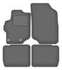 Velour Graphite Car Mats For: Citroen C-Elysee Sedan (2012-)