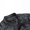 First-layer Cowhide Leather Jacket Slim-fit Stand-up Collar Genuine Leather Jacket Casual Jacket
