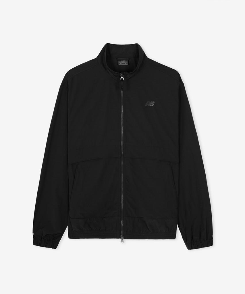 New Balance Nbnag31803 / Uni Essential Heritage Opstaande Kraag Opwarmjack (Zwart)