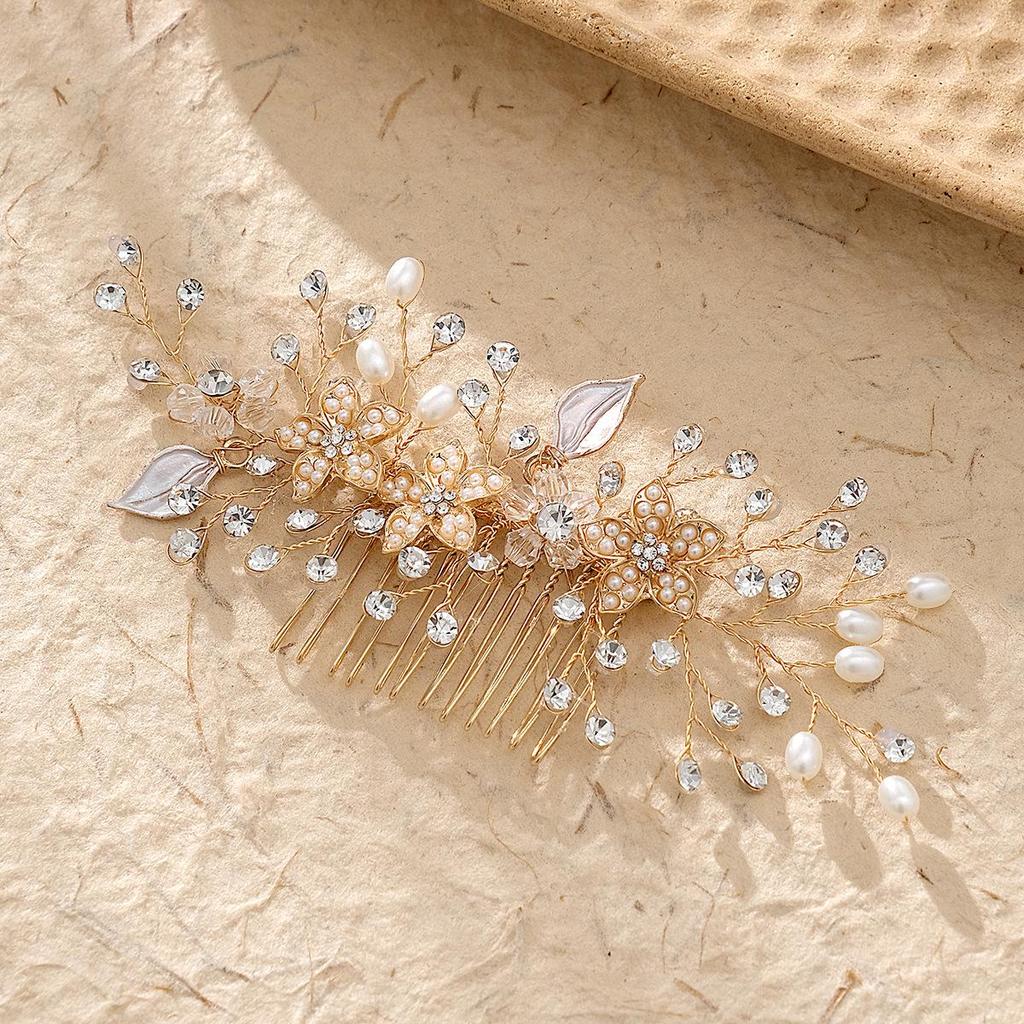 Braut-Perlen-Haarkamm: Elegantes Hochzeits- & Abendaccessoire